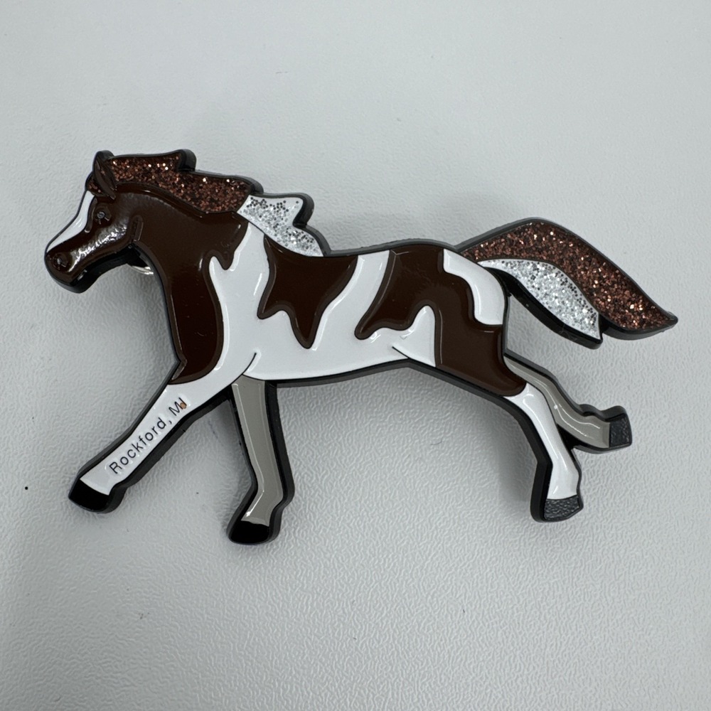 Horse Lapel Pins Set Of 5 Rockford, MI Multi Color &‎ Size Equestrian Riding - Picture 6 of 16